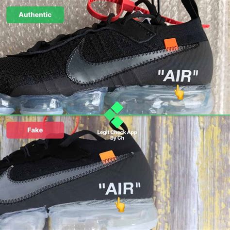 nike vapormax off white black real vs fake|vapormax off white cheap.